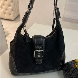 Coach Black Shoulder Bag